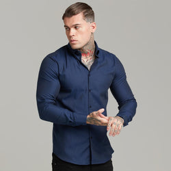 Father Sons Classic Navy Royal Oxford Luxe Button Down - FS610