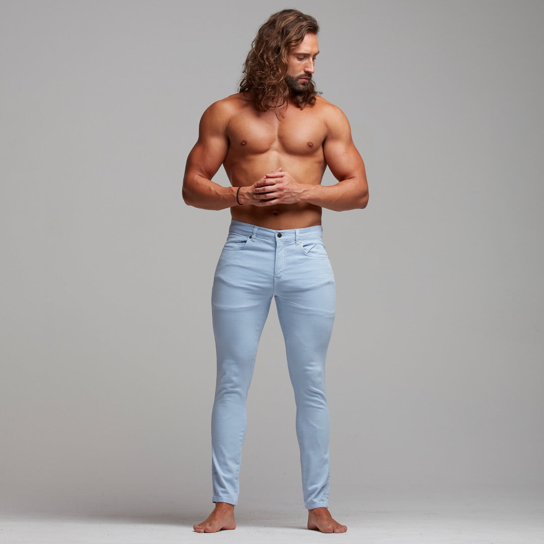 Slim Pale Blue Jeans - FSH135 (LAST CHANCE)