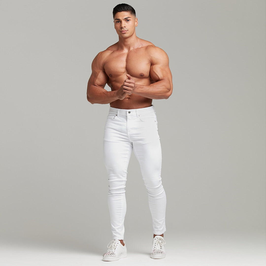 Ultra Stretch White Jeans - FSH259