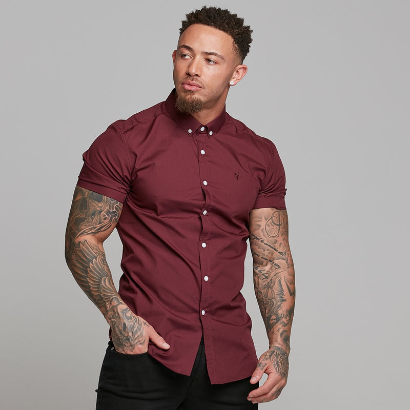 Father Sons Classic Burgundy Short Sleeve - FS138 (LAST CHANCE)