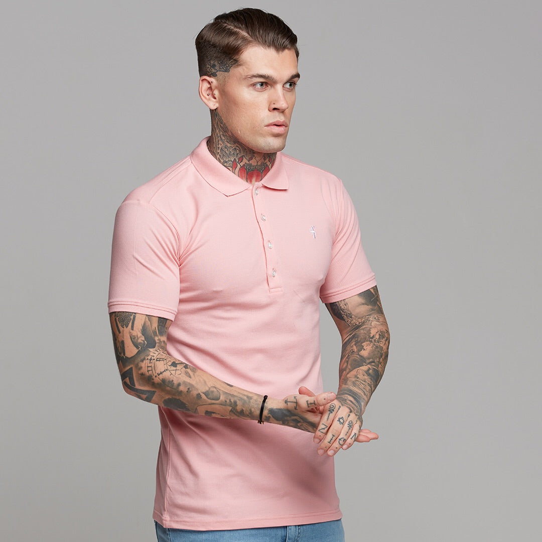Classic Rose Pink Polo Shirt - FSH246
