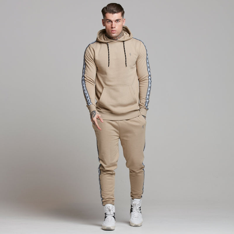Father Sons Tapered Beige Hoodie Top - FSM007 (LAST CHANCE)