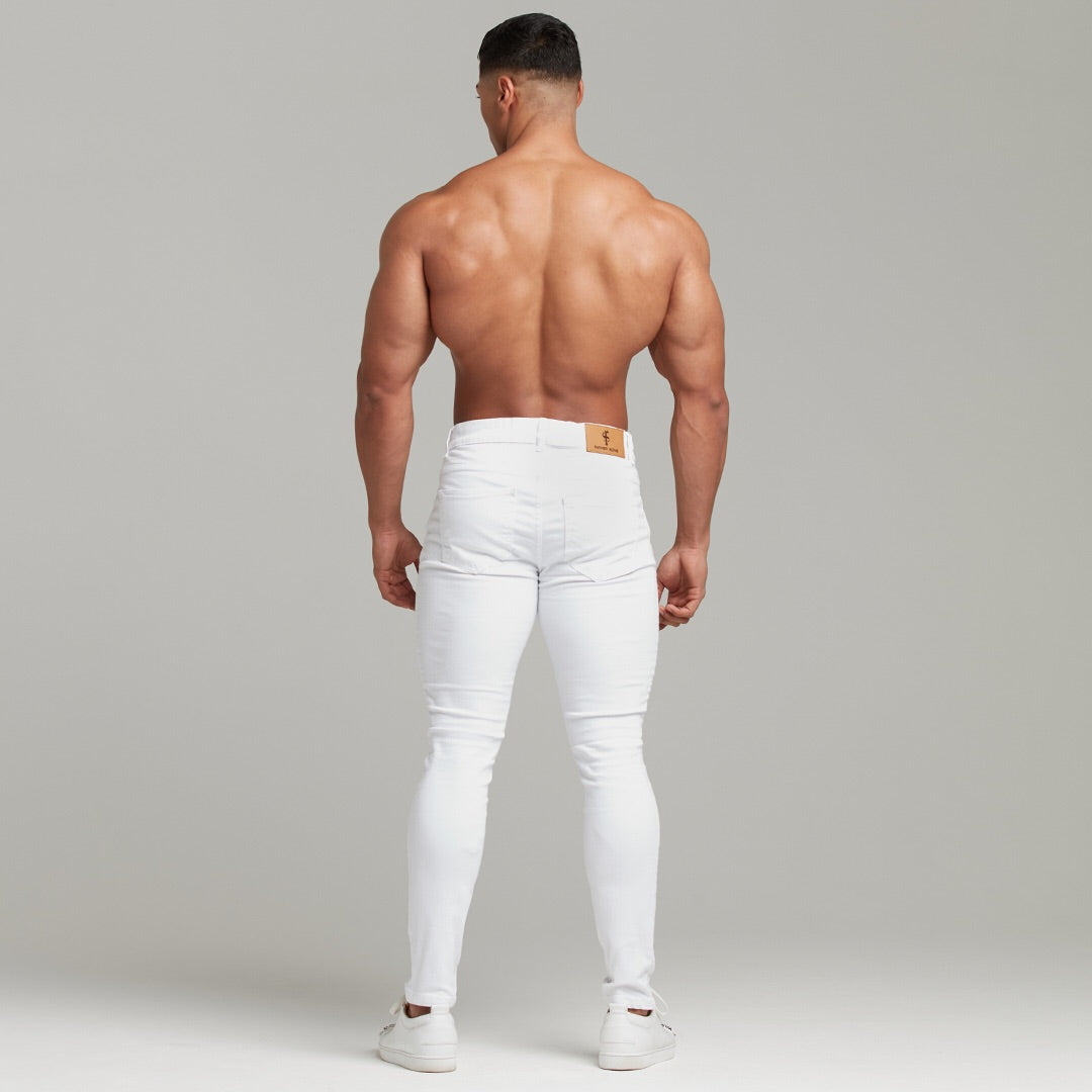 Ultra Stretch White Jeans - FSH259