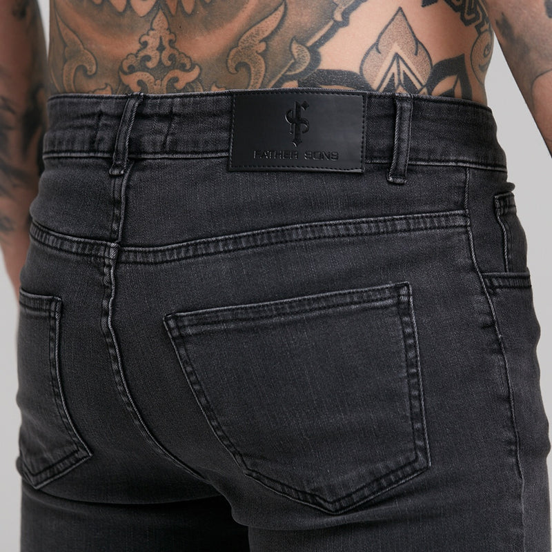 Oxford Original Approved AA Super Stretch Jeans - Black - FREE UK