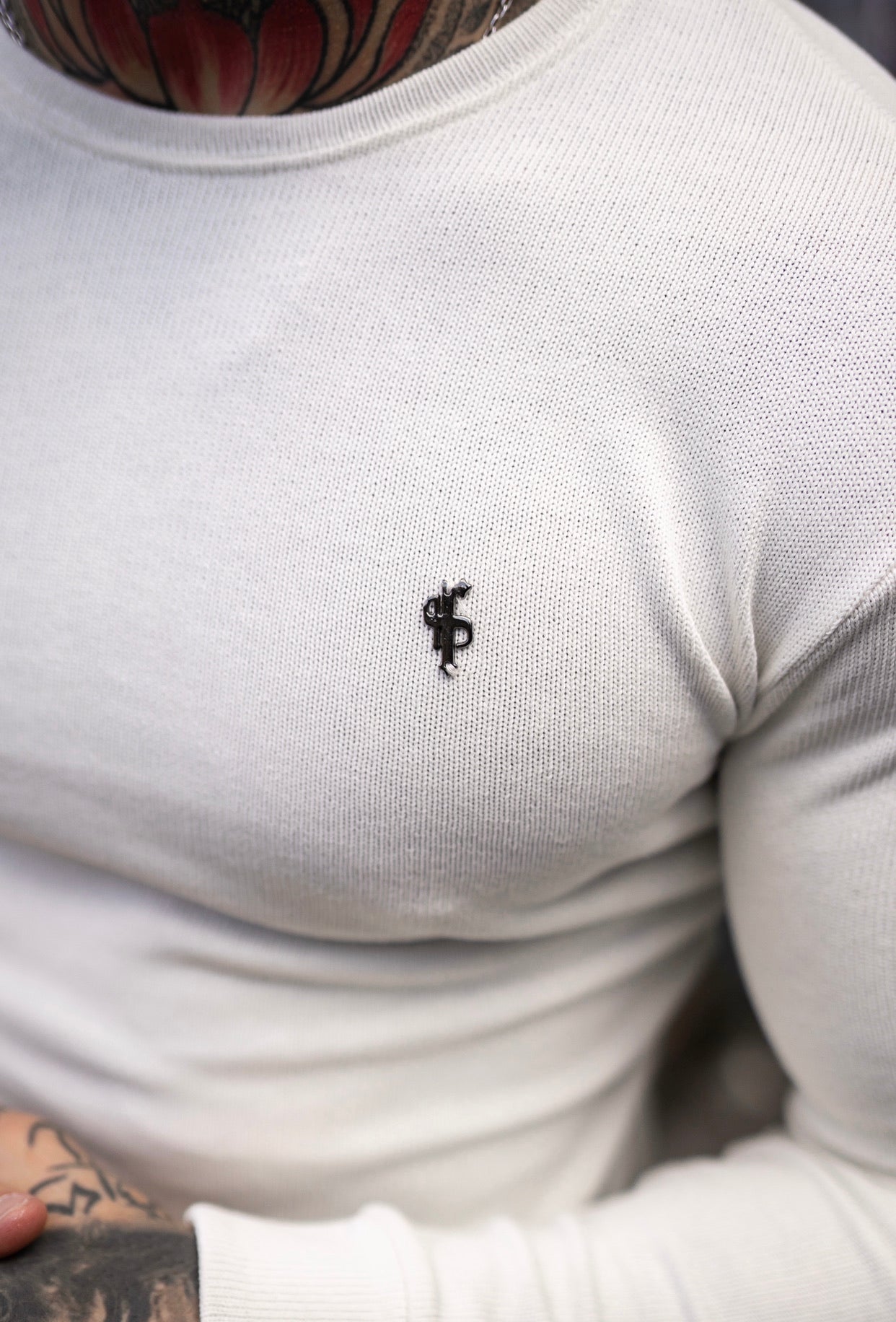 Classic Cream Super Slim Jumper - FSH411