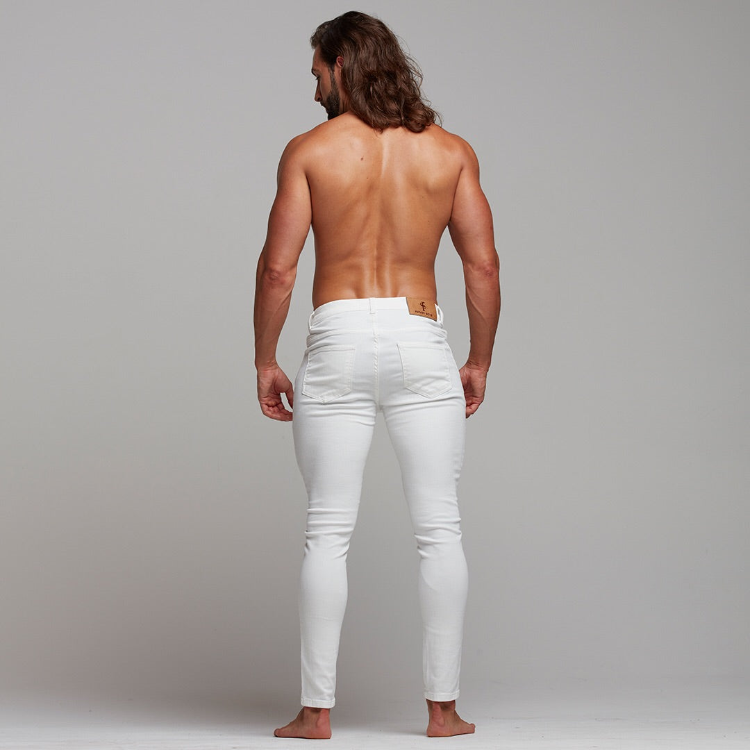 Ultra Stretch White Jeans - FSH259