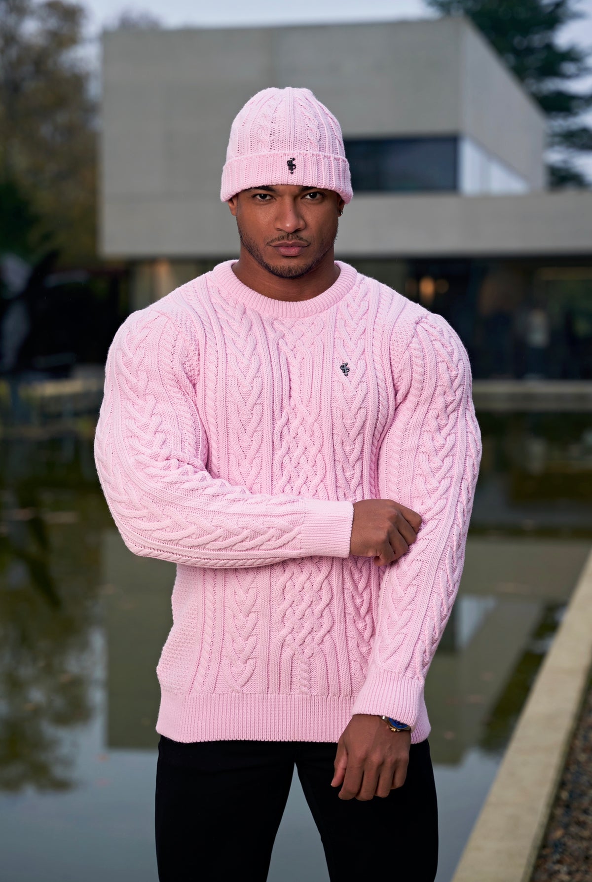 Dark pink sweater mens best sale