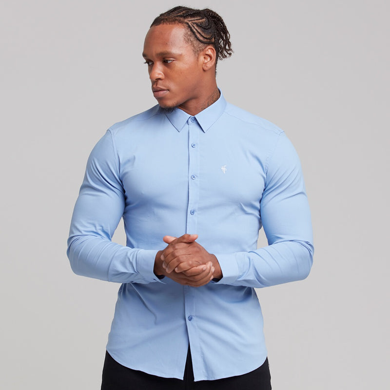 Slim Fit Dress Shirts, Stretch Cotton & Muscle Fit