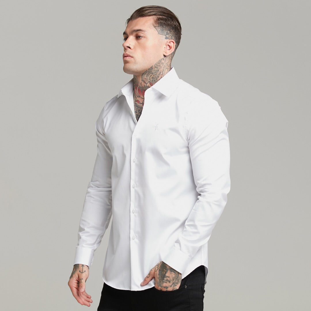 Classic White Twill Cutaway Collar - FS599