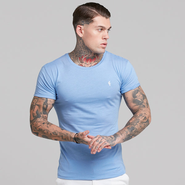 Father Sons Light Blue Bamboo Crew - FSH224