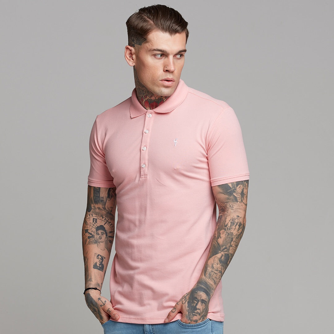 Classic Rose Pink Polo Shirt - FSH246