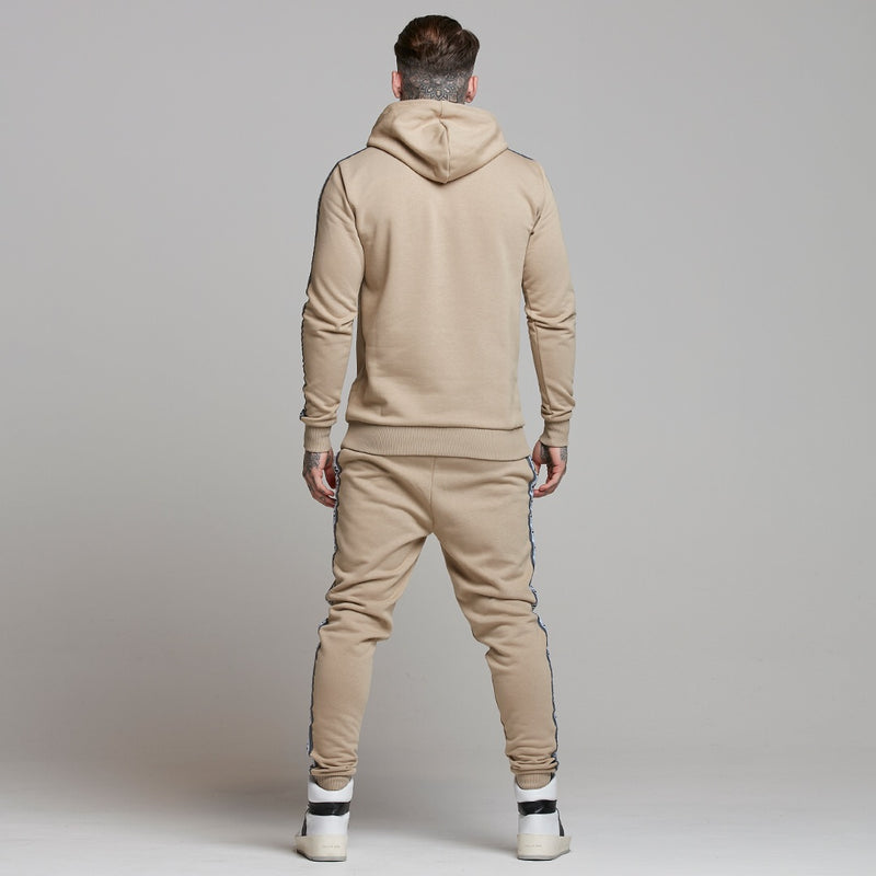 Father Sons Tapered Beige Hoodie Top - FSM007 (LAST CHANCE)