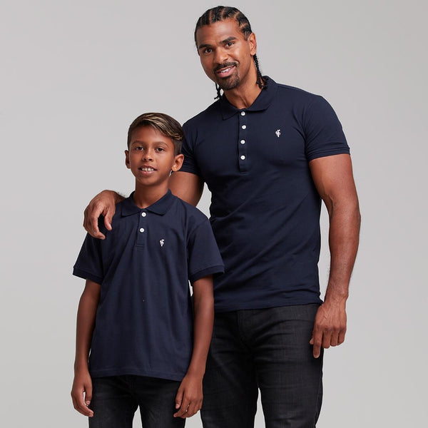 Father Sons Boys Classic Navy Polo Shirt - FSB020 (LAST CHANCE)